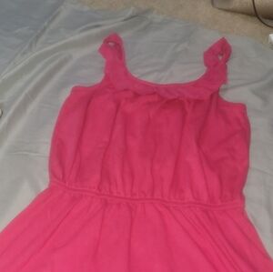 Vibrant Pink Sleeveless Dress